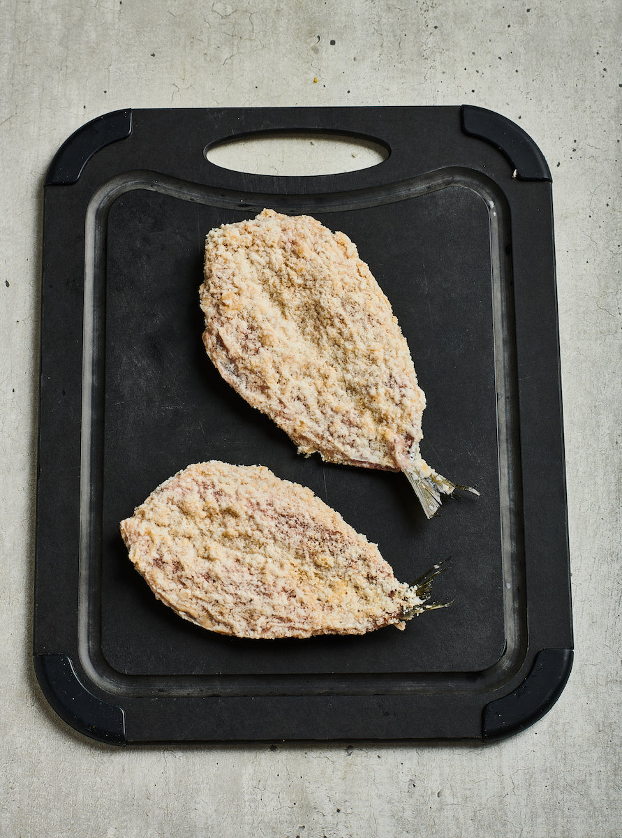 Gefrituurde sardines