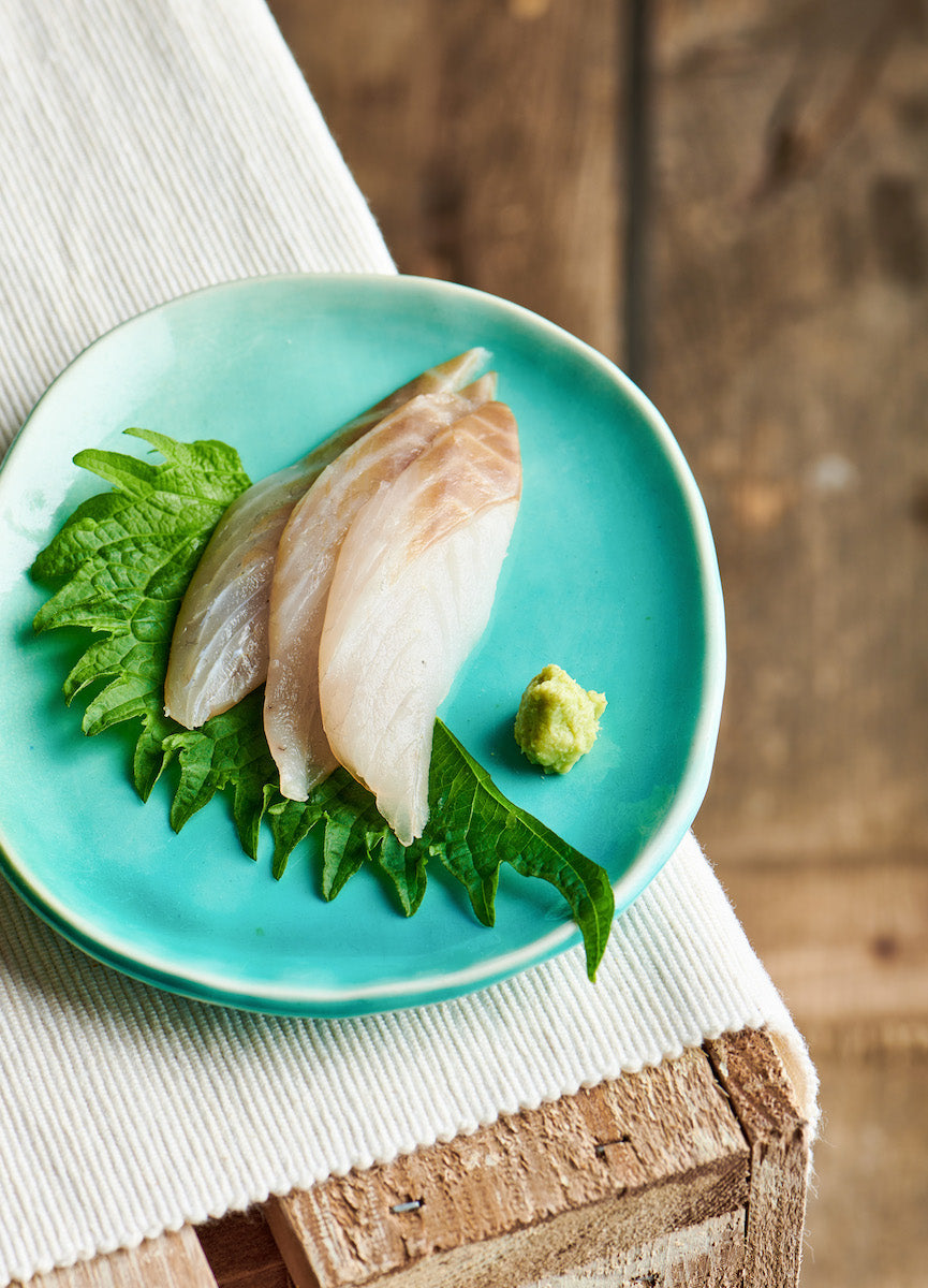 Zeebaars sashimi