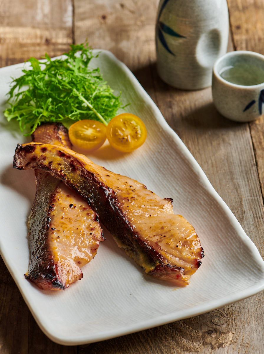 Zalm miso yaki